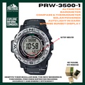 Casio PRW3500 Pro Trek Jam Tangan Lelaki Berwarna Hitam/Silver dengan Ketahanan Air 200m dan Solar Power