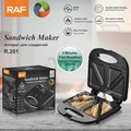 Máy Nướng Bánh Mì Sandwich RAF 750W - Nướng Nhanh, Chống Dính Tốt
