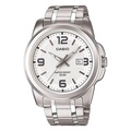 Đồng Hồ Casio MTP-1314D-7AVDF Nam Dây Thép 45mm Mặt Trắng Chống Nước 5ATM