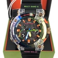 Casio GWF-A1000BRT-1A FROGMAN Series 9H Diving Watch - Carbon + Stainless Steel, Multicolour Dial, Rainbow IP Bezel, 56.7mm Diameter, 200m Water Resistance