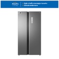 TCL ตู้เย็น Side by Side RT62MPSBG 22.3 คิว สีเงิน อินเวอร์เตอร์