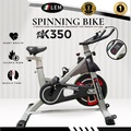 Kemilng K300 Professional Fitness Spinning Bike - Hitam, Aluminium Alloy, 1 Tahun Jaminan