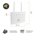 MUSIX R311 PRO Router Nirkabel 4G LTE 300Mbps