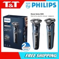 Philips S5880 Series 5000 Wet & Dry Electric Shaver - Hitam Pekat, USB-A Charging, 60 Minit Penggunaan