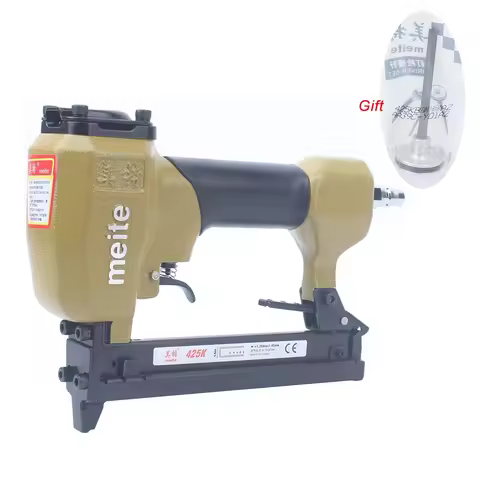 Súng Bắn Đinh Chữ U Meite 425K - Dụng Cụ Thợ Mộc Chuyên Nghiệp, Kích Thước 240x55x168mm, Trọng Lượng 1.2kg