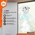 พัดลมระบายอากาศแบบติดกระจก มิตซูบิชิ V-20SL7T ใบพัด Easy Click ถอดล้างทำความสะอาดง่าย