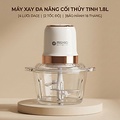Máy Xay Thịt Đa Năng Mishio MK388 - Cối Thủy Tinh 2L, Xay Nhuyễn Mọi Loại Thực Phẩm, Đa Dụng Tiện Lợi