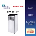 Midea PH Series 1.0HP Portable AC - Putih, Kapasiti Penyejukan 3.5kW, Pengurangan Kelembapan 2.5L/hari