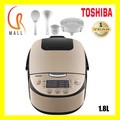 Toshiba RC-18DR1NMY Digital Rice Cooker 1.8L - Gold and Black