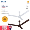 Milux MCF-6001M Kipas Siling 60 Inci Warna Mocha dengan Regulator Elektronik
