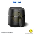 Philips Airfryer NA120/00 4.2L Hitam - Pemanggang Tanpa Minyak dengan Teknologi Rapid Air