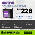 Astra NS60 - Bateri Kereta Hybrid/MF Berkualiti Tinggi