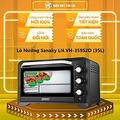 Lò Nướng Sanaky VH-359S2D 35L - Đen, Dung Tích Lớn, Công Suất Mạnh