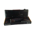 Rexus K9SE Battlefire Keyboard Gaming Semi Mechanical Full Size Rainbow LED Wired USB