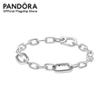 สร้อยข้อมือ Pandora ME Link Bracelet สีเงิน 925 Sterling Silver ขนาด 16-17cm