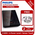 Philips HD4931 Viva Collection Induction Cooker - 2100W, Sentuh Kontrol, Biru