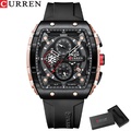 CURREN 8442 Jam Tangan Pria Analog Chronograph
