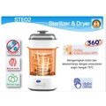 Babysafe STE02 Sterilizer & Dryer - Penghangat Makanan Bayi BPA-Free 21x19.5x31cm