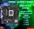 เมนบอร์ด ASUS PRIME A620M-E micro-ATX สำหรับ AMD Ryzen™ Series