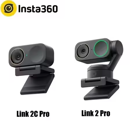 Insta360 Link 2 AI 4K 直播網路攝影機 石墨黑/雪山白