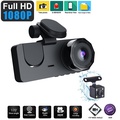 ekleva 3 Lens Dash Cam - Kamera Mobil 1080P Dengan Pemandangan Malam Super dan WDR