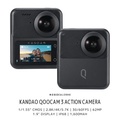 Kandao QooCam 3 全景運動相機 360度 4K60fps IP68防水 1/1.55吋CMOS