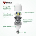 GONGNIU GONEO Bohlam LED KAPSUL E27 Type H 6500K - Lampu Hemat Energi