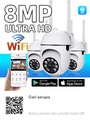 V380 Pro 8MP Kamera IP CCTV Tahan Air 360° Panoramic dengan Deteksi Gerakan AI