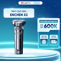 Máy cạo râu Enchen X2 - Lưỡi dao 3 chiều sắc bén, pin sạc lên đến 60 phút, màu bạc