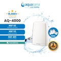 Aquasana AQ-4000 Countertop Water Filter - Penapis Air Meja Dapur dengan Teknologi Claryum