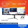 PRISM+ X490 PRO 49" Monitor Ultrawide 120Hz