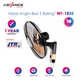Kipas Angin Dinding Advance WF1835 18 Inch - Kipas Angin Dinding