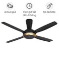 Quạt trần Panasonic F-56XPG 4 cánh, màu Đen, 55.12 inches, 220V, 59W