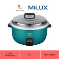 Milux MRC-5266 Periuk Nasi Elektrik 6.6L Peacock Blue