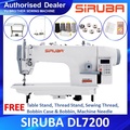 Siruba DL7200 Mesin Jahit Lockstitch 1-Jarum dengan Pemotong Benang Automatik
