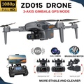 Drone ZD015 Pro 4K Camera 3-Axis Gimbal 360° Laser Obstacle Avoidance Foldable Quadcopter