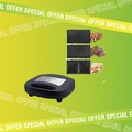 Sharp KZS-71-BK Pemanggang Roti Sandwich 700W - Hitam