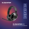 JBL Quantum 300 Over-Ear Gaming Headset Hitam