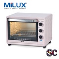 Milux MOT-0030 Oven Elektrik 30L Warna Powder Pink