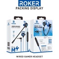 Roker M4 RK-G910 Earphone Gaming dengan Bass Ekstrem 10mm Copper Ring Horn