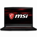 MSI Katana GF66 Laptop Gaming 15.6" Hitam, Intel Core i7, RTX 3050, 8GB RAM, 512GB SSD
