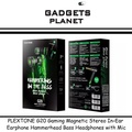 Plextone G20 In-Ear Headphones - Earbuds Dengan Anti-Noise V3.0, 10mm Driver, 3 Warna Pilihan (Red, Black, Green)