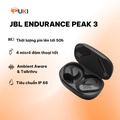 Tai nghe JBL Endurance Peak 3 True Wireless - Kháng Nước IP68, 4 Màu Tùy Chọn
