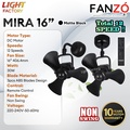 FANZO MINI 16" Kipas Dinding/Siling - Reka Bentuk Moden