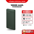 Vivan VPB-M10 10000mAh Powerbank Putih/Hijau, Dengan Fitur Fast Charging QC3.0 dan PD