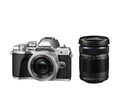 Olympus OM-D E-M10 - Máy ảnh Mirrorless Compact màu bạc, cảm biến CMOS 16MP