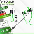 Plextone RX3 Pro True Wireless Earbuds - Hitam, Putih, Biru