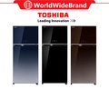 TOSHIBA GR-AG66MA 2 Pintu Kulkas Inverter 661L Gradation Blue