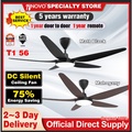 INOVO T1 40" Kipas Siling LED 5-Blade 16-Speed Remote Control