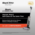 Vakum Tanpa Kord Shark WD210SM 3-in-1 Basah & Kering untuk Pembersihan Berbilang Permukaan